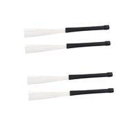 HEMOTON 4pcs Nylon Brush Jazz Drum Versatile Percussion Instrument Accessories for Musicians Suitable for Drumming and Performance
