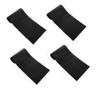HEMOTON 4pcs Piano Keyboard Cover Pu Leather Protector for Piano Keyboard Practical Cloth during Practice