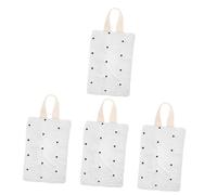 HEMOTON 4pcs Portable Tissue Holder Bag Travel Hanging Wet Wipes Dispenser Car Organizer Bag