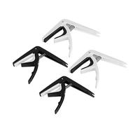 HEMOTON 4pcs Practical Guitar Capos for Acoustic and Classical Guitars Made of Sturdy Abs Material with Comfortable Touch Protects Instrument Suitable for Music Teachers and Professionals