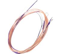 HEMOTON 4Pcs Professional Strings for Pipa Chinese Lute Steel Strings for Instrument Practice Wear-resistant Long Lifespan