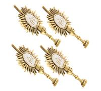 HEMOTON 4pcs Religious Holy Chalice Lapel Pin Catholic First Communion for Boys Men Clothes Hat Scarf Backpack Decoration