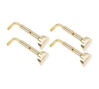 HEMOTON 4pcs Replacement Violin Chin Rest Screw Metal Fitting for String Instrument Accessories for Violin Parts and Adjustments