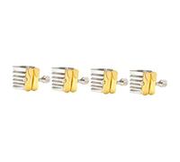 HEMOTON 4pcs Saxophone Clip Professional Fastener for Alto and Tenor Saxophones Lightweight and Easy to Install Stainless Steel Design