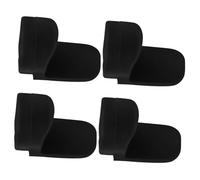HEMOTON 4pcs Silicone Clarinet Thumb Rest Cushions for Comfortable Playing, Relieve Sore Thumbs, Convenient for Standing Or Walking, Black Clarinet Finger Supports