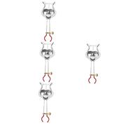 HEMOTON 4pcs Silver Music Score Binder Sheet Music Clamp for Trumpet Marching Band Use Non- Holder Protects Your Sheet Convenient Grip