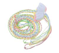 HEMOTON 4pcs Small Animal Harness with Angel Wings Nylon Leash for Hamsters Dwarf Rabbits Guinea Pigs Hedgehogs Vibrant Colors for Outdoor Fun and Safe Walking