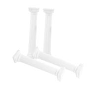 HEMOTON 4pcs Square Pillar Scenery Decoration Column Flower Pot Holder Roman Pillar Statues Pillars for Decoration Castle Flower Holder Garden Plinth Roman Pillar for Mini House