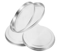 HEMOTON 4pcs Stainless Steel Furnace Cover Hob Covers for Stove Top Cooktop Protector Kitchen Accessories Cooking