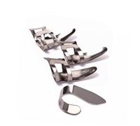 HEMOTON 4pcs Stainless Steel Guitar Finger and Thumb Picks Lightweight Durable for Guitar and Bass Silver Color for Fingerstyle Musicians