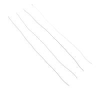 HEMOTON 4pcs Stereo Lead Wires Headshell Lead Wire Multi Use Silver Reusable for Replacement