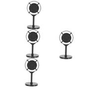 HEMOTON 4pcs Vintage Retro Microphone Model Simulated Mic for Home Decor Educational Toy for Boys and Girls Simulation Microphone Props for Photography