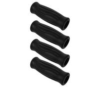 HEMOTON 4pcs Walking Aid Grip TPR Cane Handle Grip Cushions for Elderly Walker Hand Comfortable Accessories for Walking Sticks