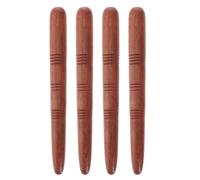 HEMOTON 4pcs Wood Massage Stick for Foot Pressure Point Hand Massager Tools Wooden Manual Massager for Acupuncture and Reflexology at Home Spa
