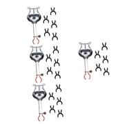 HEMOTON 4sets Portable Trumpet Sheet Music Clip Stand Lightweight and Sturdy Marching Lyre for Musicians Easy to Use Music Holder for Trumpet Performance Lyre