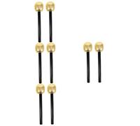 HEMOTON 4sets Small Microphone Prop Simulation Microphone Stage Performance Toy 2pcs*4