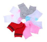 HEMOTON 5 Pairs Multicolored Doll Socks for Dolls Comfortable Cloth Material Accessories for Creative Dress Up and Imaginative Play