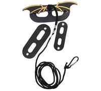 HEMOTON 5 Sets Wear Resistant Lizard Leash Harness Set with Cool Wings for Reptiles Gecko and Bearded Dragon Walking Strap Lightweight Halloween Costume Accessory for Lizards