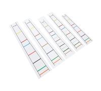 HEMOTON 5 Sheets Cello Fretboard Stickers for Intonation Practice, Easy to Remove Pvc and Paper Labels, Suitable for Children and Music Teachers Learning Cello