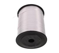 HEMOTON 500 Yards Silver Curling Ribbon for Presents and Florist Flowers, Pe Material with High Elasticity and Secure Tying, for Party Decorations and Custom Balloon Arrangements, 1 Roll
