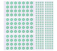 HEMOTON 500pcs Recycling Sticker for Packaging Green Paper Adhesive Label Easy to Apply Backing, Visually Appealing Recycle Sign Sticker for Electronic Sorting and Environmental Use
