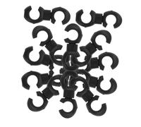 HEMOTON 50PCS Durable S Style Holder Guide for Brake Lines Efficiently Organizes Bike Brake Hose Easy Install for Mountain Road Bicycles
