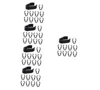 HEMOTON 50pcs Easy Snap Mic Cable Holder Clips Cable Clamps for Microphone Pole Organizing Supplies for Xlr Microphone Stands