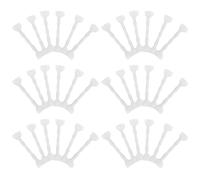 HEMOTON 50pcs Eye Liner Stencil Tool for Quick Application and Effortless Mastery, Plastic Eyeliner Makeup Tool Suitable for Beginners and Professionals, for DIY and Make up Use