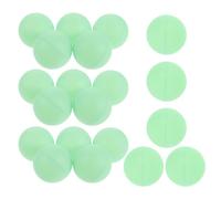 HEMOTON 50pcs Glow the Dark Ping Pong Balls 40mm Lightweight Plastic Training Balls with Night Glow for Outdoor Practice and Birthday Party Games in Parks
