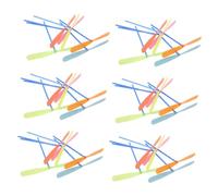 HEMOTON 50pcs Plastic Flying Dragonfly for Outdoor Fun Whirl Helicopter Safe Plastic Material Suitable for Family Play Random Color