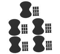 HEMOTON 50pcs Silicone Guitar Pick Grip Non-slip Dropping Sticker for Electric Guitar Plectrum Self-adhesive Pick Grips Practical Supplies