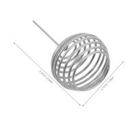HEMOTON 50pcs Stainless Steel Bonsai Fertilizer Baskets Slow Release Nursery Fertilizer Pots for Orchids Succulents Garden Nutrition Cups Durable Mesh Containers