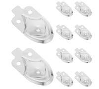 HEMOTON 50pcs Stainless Steel DIY Armor Plates for Medieval Reenactment and Cosplay, Corrosion Resistant Scale Plates Authentic Medieval Aesthetics for Events and Performances