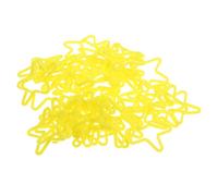 HEMOTON 50Pcs Star Shape Trick Rubber Band Props for Magician Stage Performance Conjuring Elastic Bands for Parties Easy to Use Multi Purpose Supplies