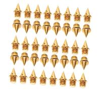 HEMOTON 50pcs Steel Pyramid Track Spikes High Precision Shoe Spikes for Enhanced Traction Short Running and High Durable Replacement for Track Shoes