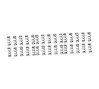 HEMOTON 51pcs Electric Guitar Spring Bass Tension Spring Pickup Adjust Height String Code Saddle Straight Bridge Pull String