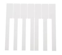 HEMOTON 52pcs Durable White Piano Keytops Replacement for Upright Pianos Practical Repair Tools for Easy Installation and Comfortable Use