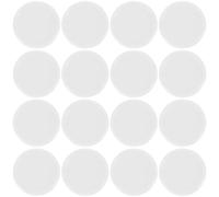 HEMOTON 55pcs Loose Leaf Binder Discs White Plastic round Binding Rings | Smooth 360° Page Turning, Gentle on Hands, for Artists, Teachers, Office Note-taking