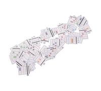 HEMOTON 57pcs Beginner Guitar Chord Trainer Cards Portable Music Learning Guide with Diagrams for Students and Classes Structured Practice Supplies for Skill Improvement