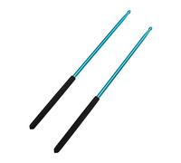 HEMOTON 5a Alloy Drumsticks Universal Metal Drum Sticks for Stage Practice Performances Blue