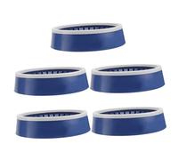 HEMOTON 5pcs Bird Egg Nest Container Incubate Nest for Pigeons Doves Cozy for Pet Birds White Blue Design