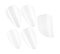 HEMOTON 5pcs Boy Girl's Lute Nails Plastic Celluloid Ukulele Finger Picks for Performance Banjo Plectrum Pipa String Instrument Cover Protector