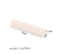 HEMOTON 5pcs Diy Hard Buffalo Bone Blank Saddle Irregular Nut for Acoustic Guitar Ukulele Banjo String Musical Instruments Accessories Guitar Replacement Spare Parts