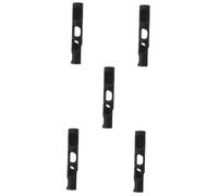 HEMOTON 5pcs Easy-to-use Violin Bow Grip Posture Corrector for Beginners Black 1/8-1/10 Size