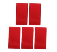 HEMOTON 5pcs Elastic Adjustable Football Captain Armbands for Youth and Adult Players Solid Color Design with Quick Fastening Comfortable Fit Sports Bands for Team Identity and Training
