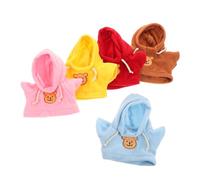 HEMOTON 5pcs Giant Bear Outfits Handmade Plush Doll Clothing Clothing for Girls Build Bear Clothes