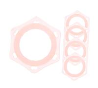 HEMOTON 5pcs Mic Rolling Ring Non-slip Protective Holder for Microphone Gaming Karaoke Use