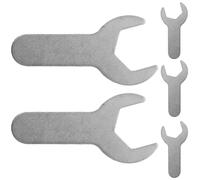 HEMOTON 5pcs Multifunctional Gas Bottle Regulator Spanner Wrenches Stainless Steel Rust-Proof Lightweight Hand Tools for Gas Tank Pressure Reducing Valves