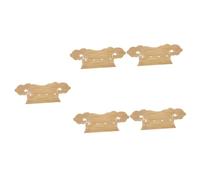 HEMOTON 5pcs Professional Pipa Bridge Saddles Bamboo Pipa Accessory for Pull String Plate for Musical Instrument Replacement Use during Practice Sessions