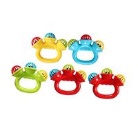 HEMOTON 5pcs Teething Ring Soothing for Newborns Safe and Promotes Auditory and Visual Development for Ages Years